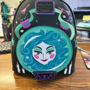 Disney Black and Green Whimsical Character Backpack